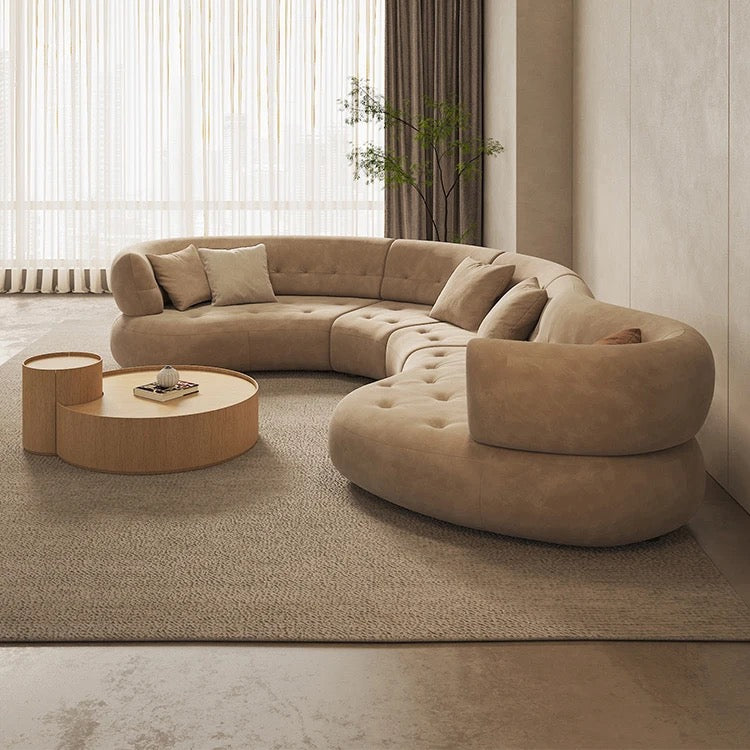 Curved Living Room Sofa