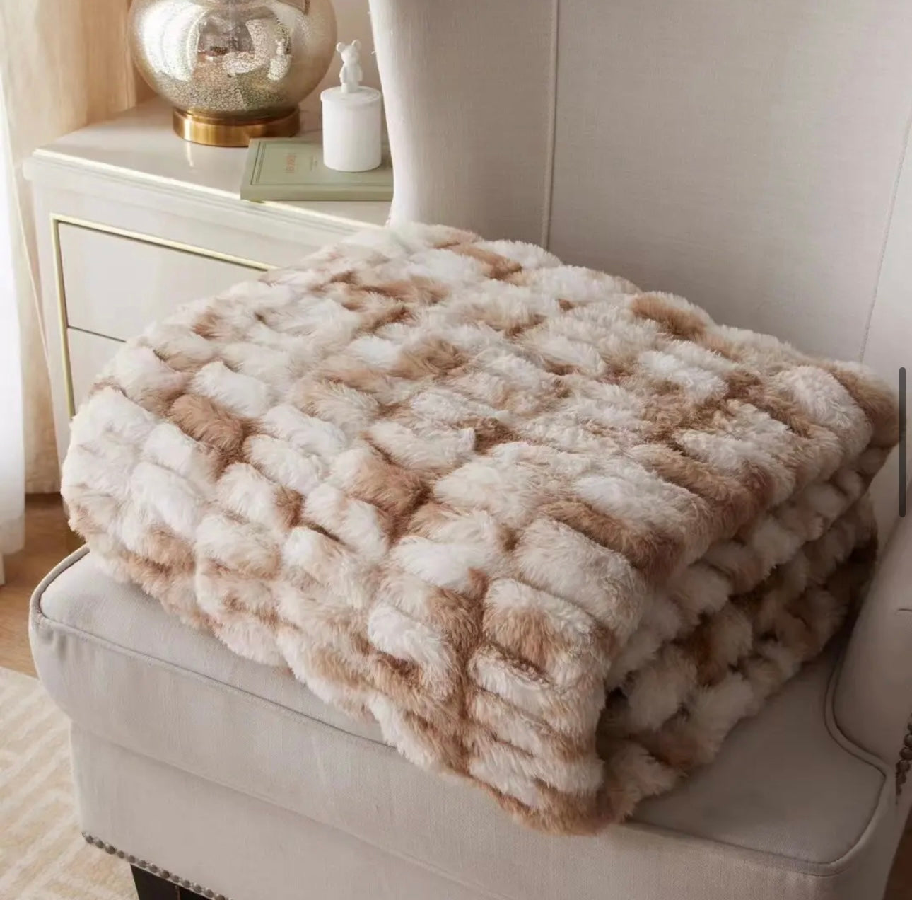 Double Layer Fur Blanket