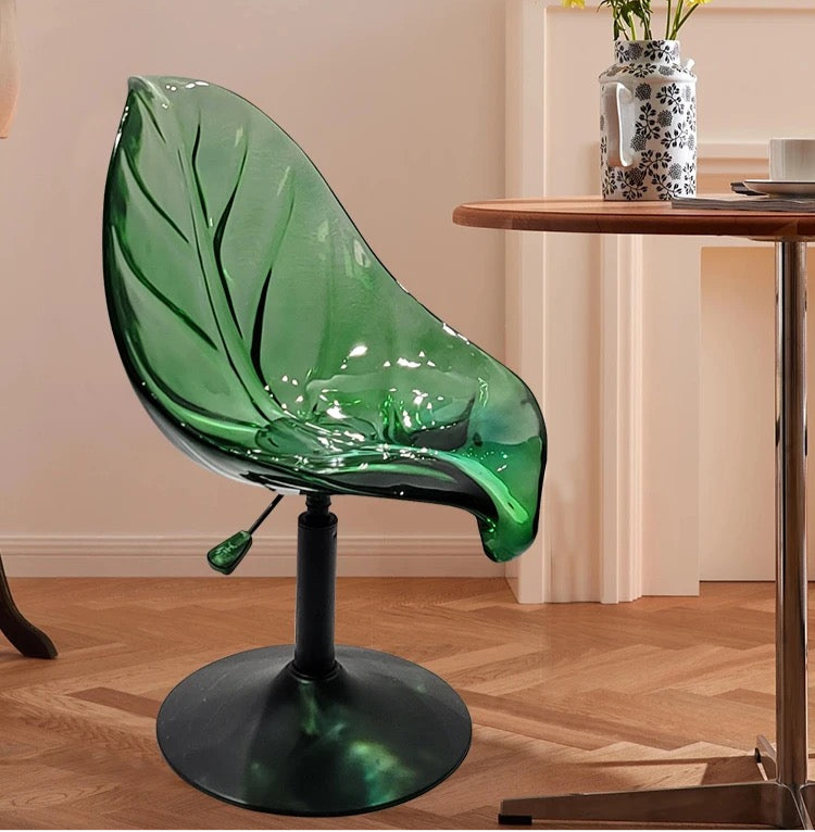 Leaf Resin Bar Stool