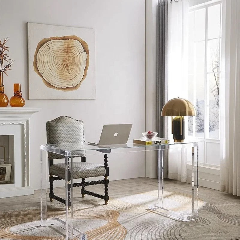 Transparent Minimalistic Office Desk