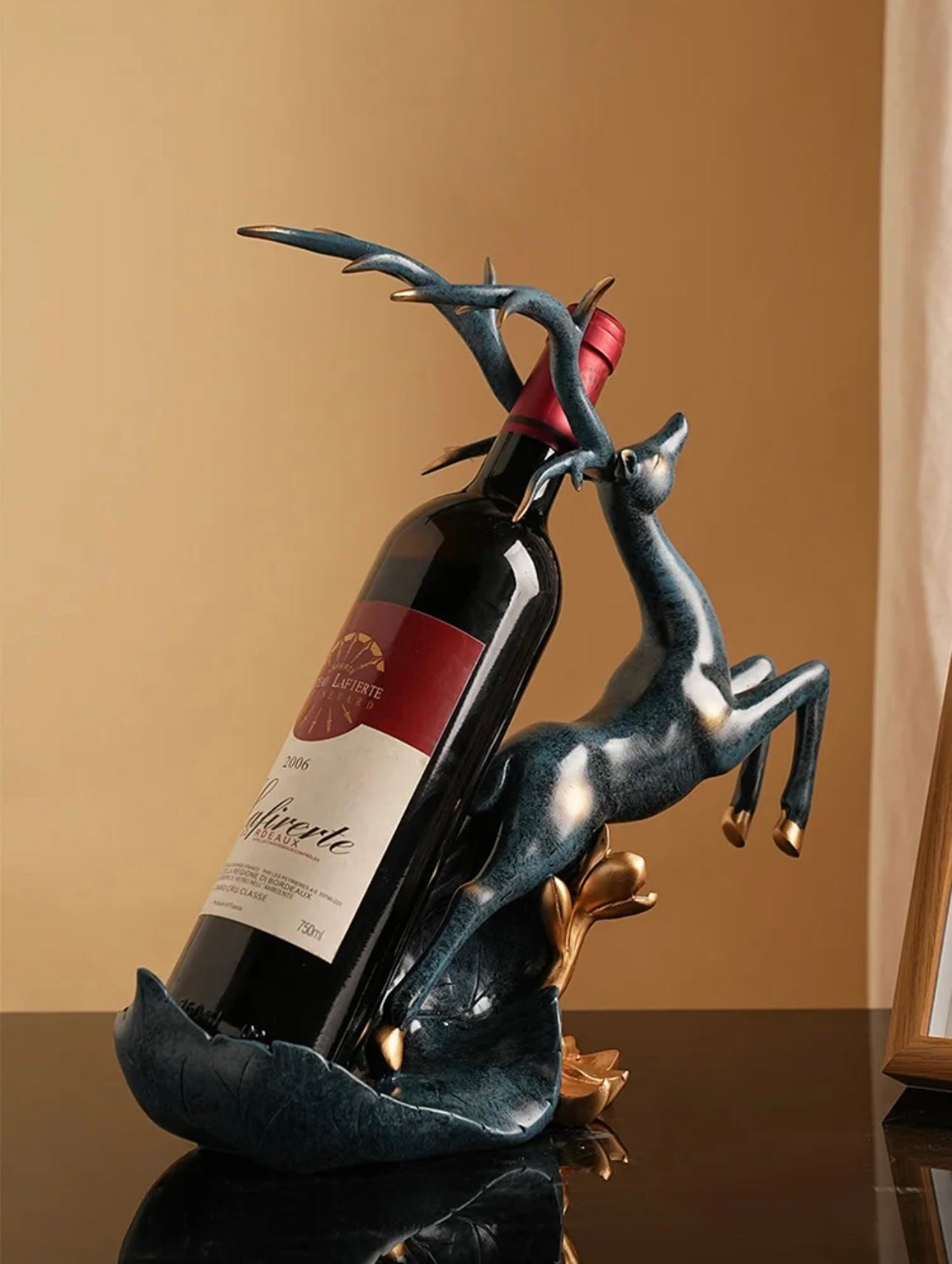 Lively Reindeer Wine Rack