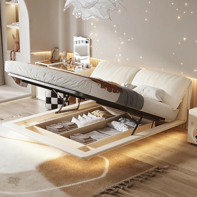 Cream Floating Bed