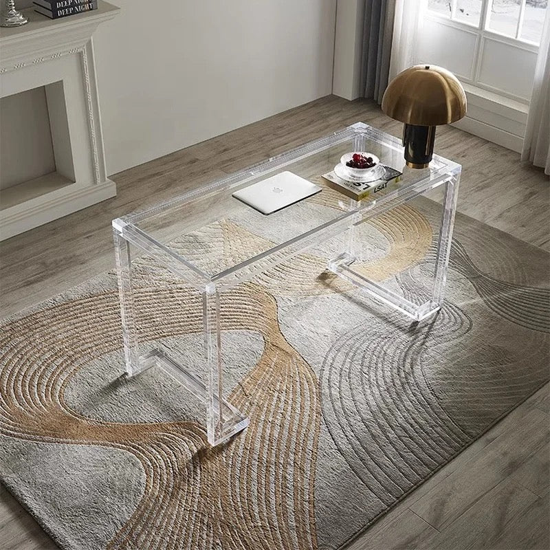 Transparent Minimalistic Office Desk