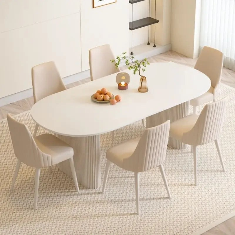 Oval Dining Table Set