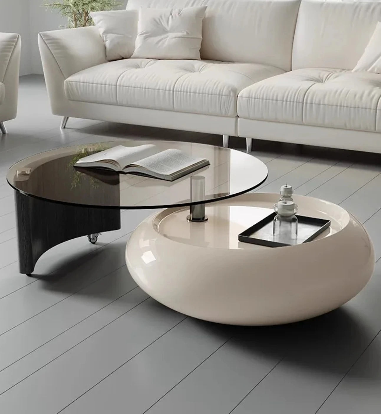 Rotating Designer Coffee Table