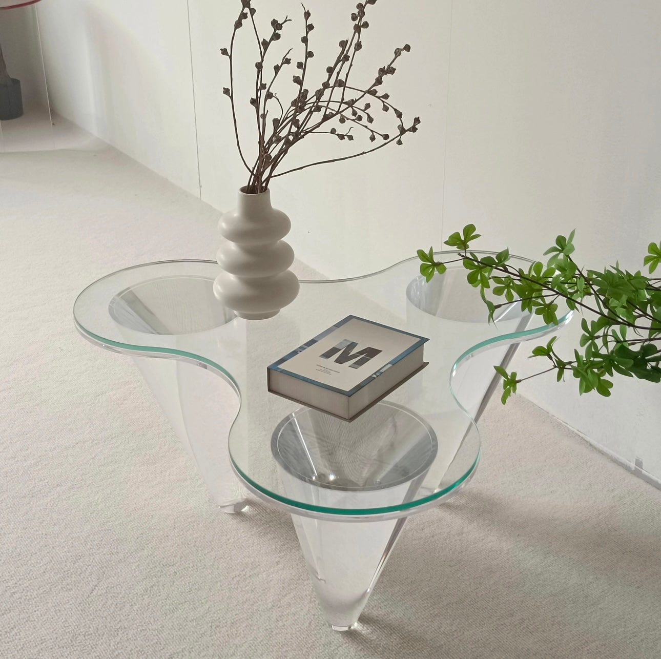 Acrylic Transparent Coffee Table