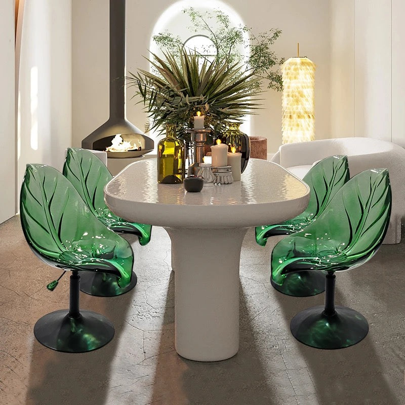 Leaf Resin Bar Stool