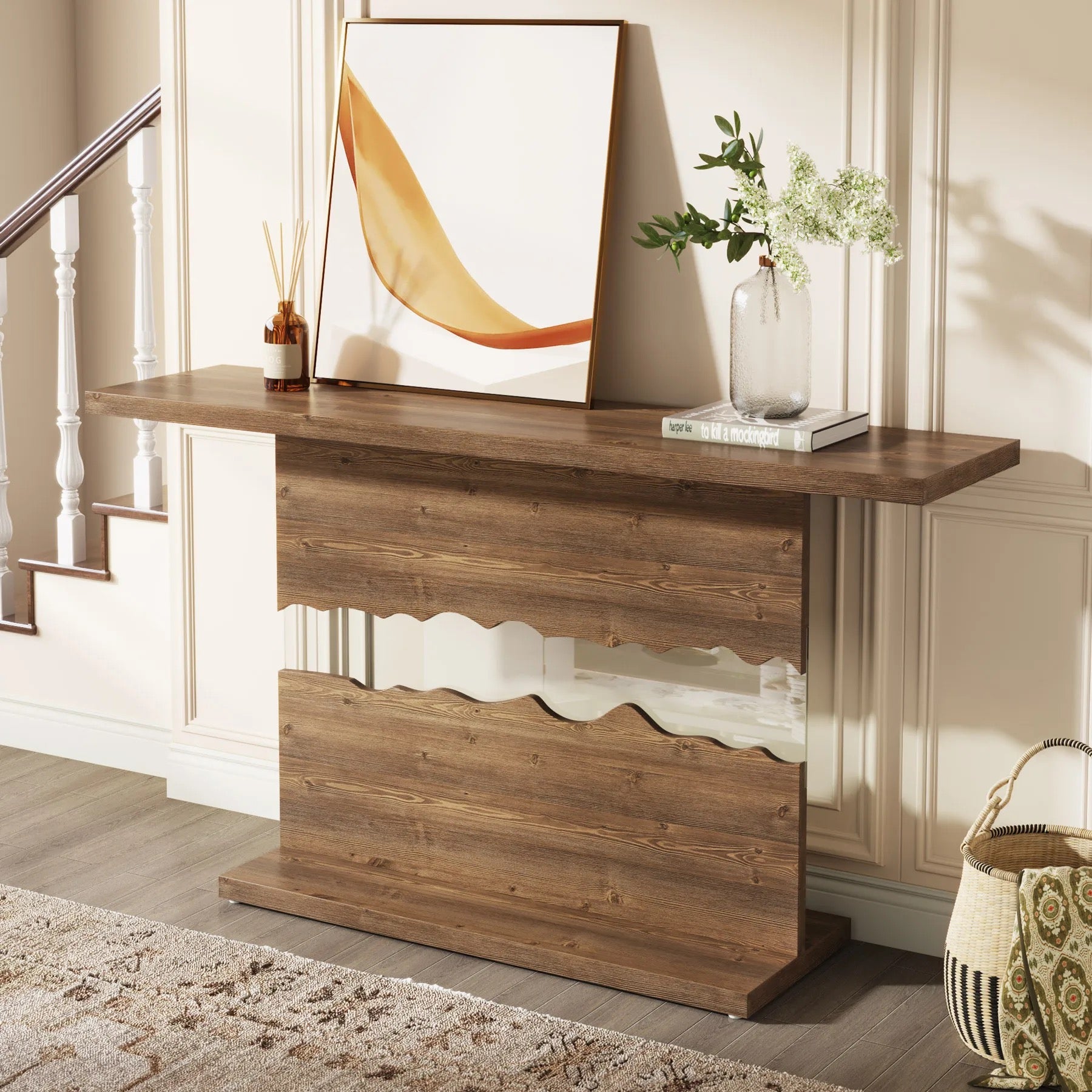 Crystal Timber Console