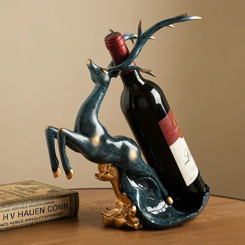 Lively Reindeer Wine Rack