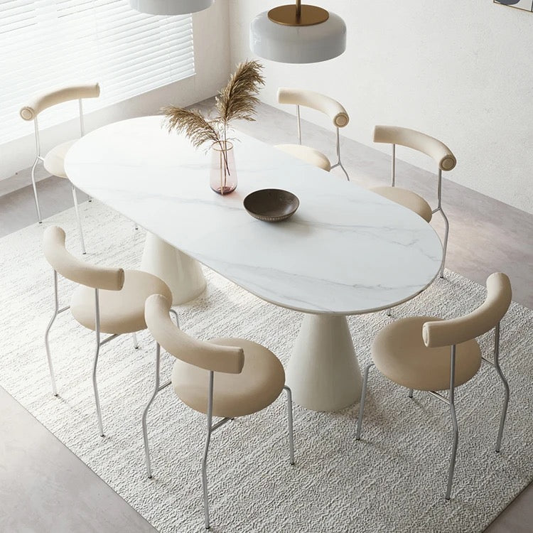 Oval Rock Dining Set