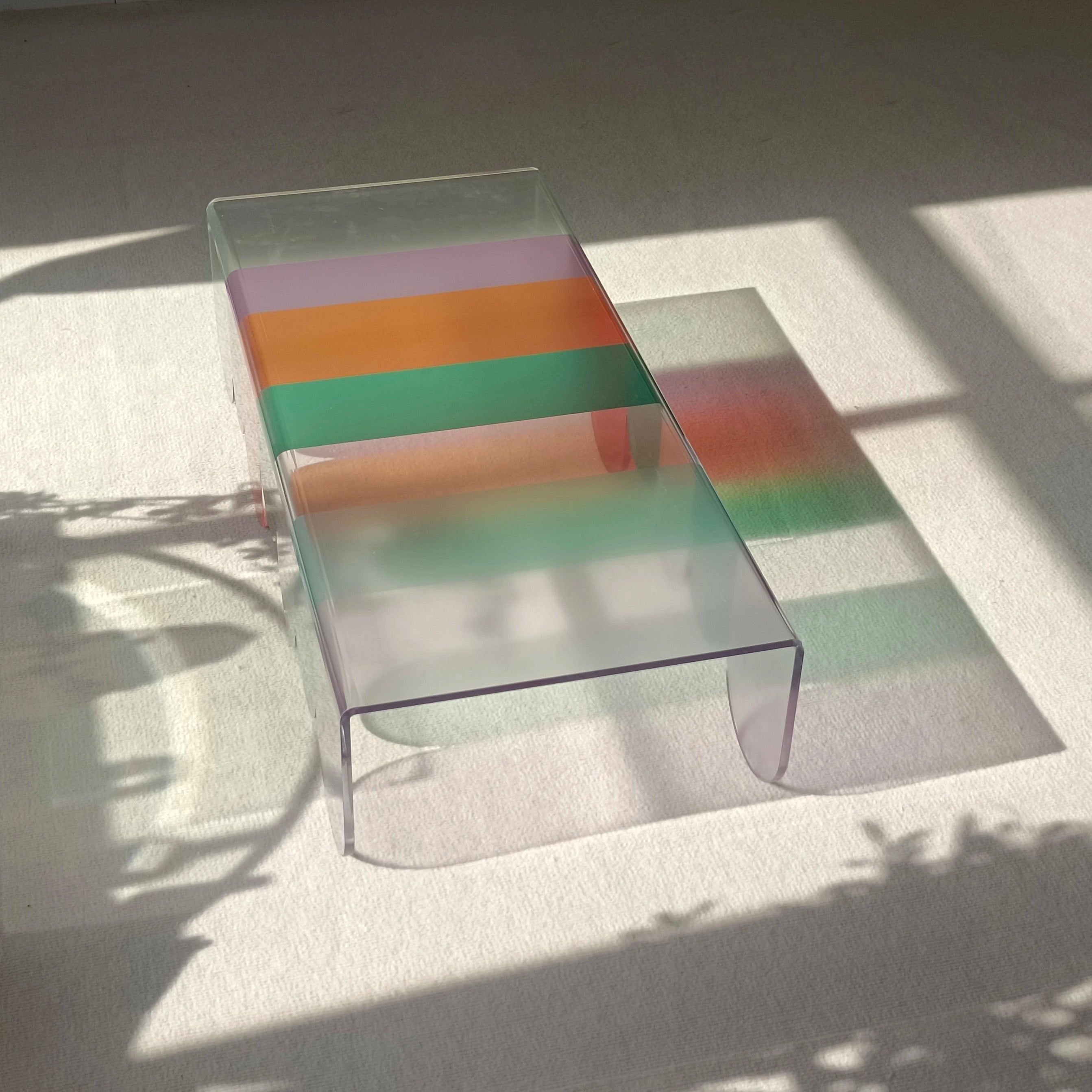 Acrylic Colourful Coffee Table