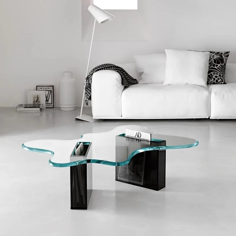 Transparent Irregular Coffee Table