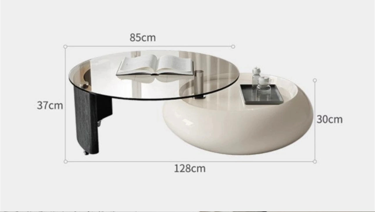 Rotating Designer Coffee Table