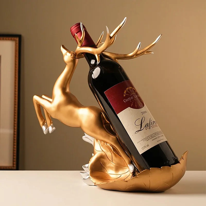 Lively Reindeer Wine Rack