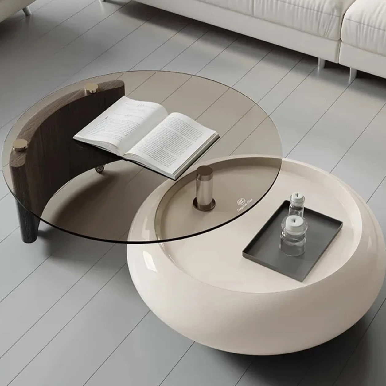 Rotating Designer Coffee Table