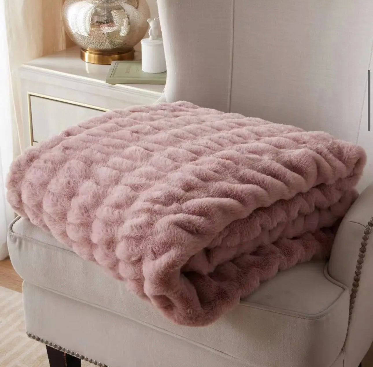 Double Layer Fur Blanket