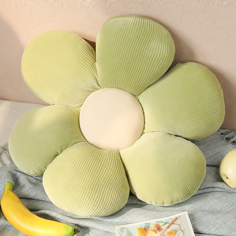 Stuffed Six Petal Flower Pillow