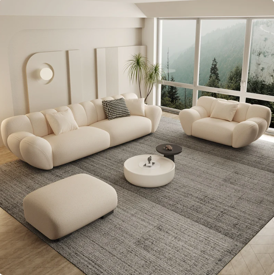 Relaxing White Sofa