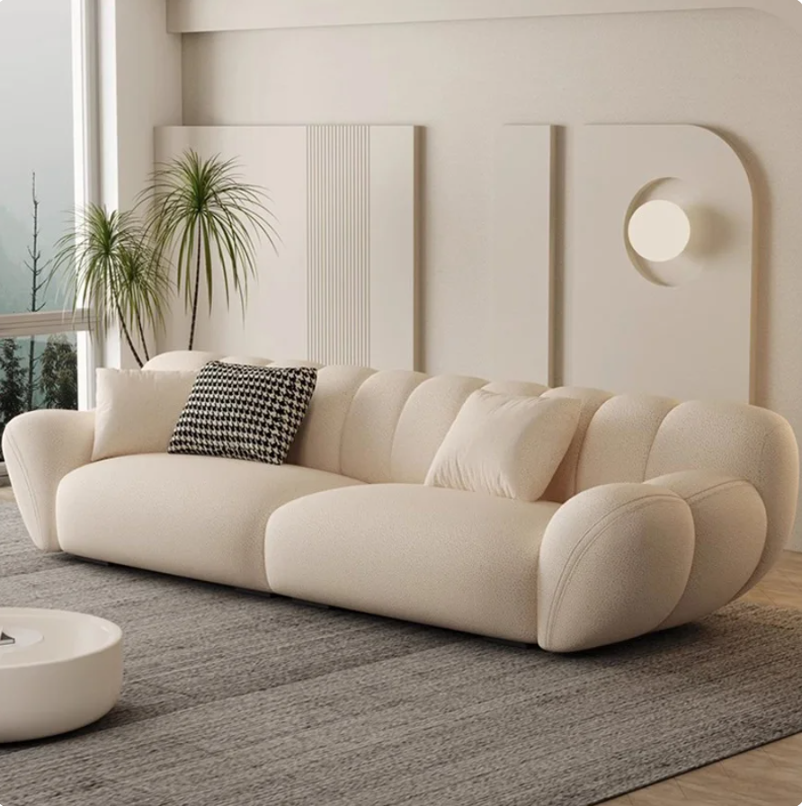 Relaxing White Sofa