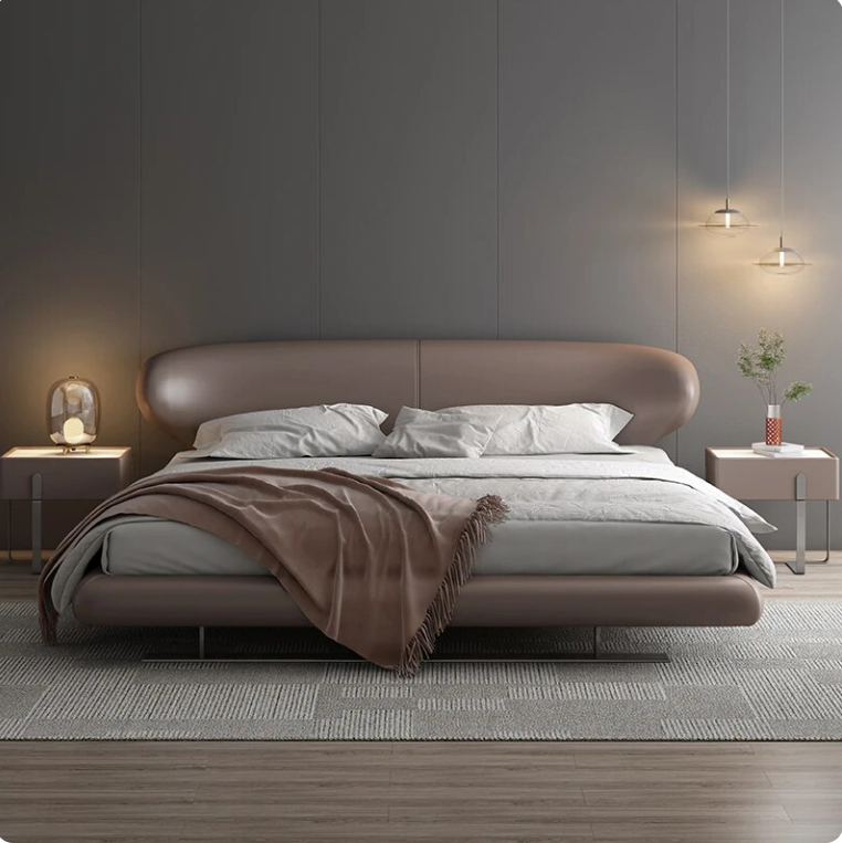 High End Leather Bed