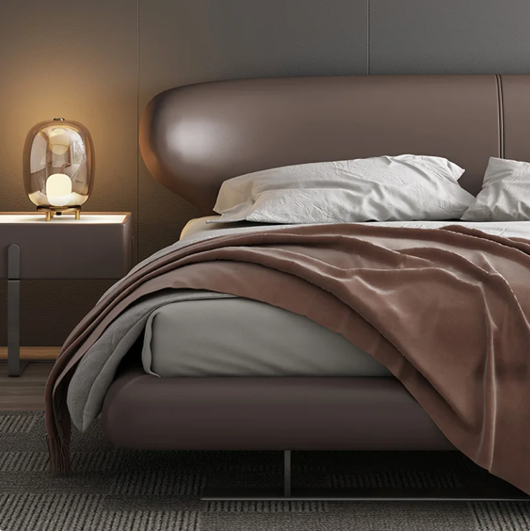 High End Leather Bed