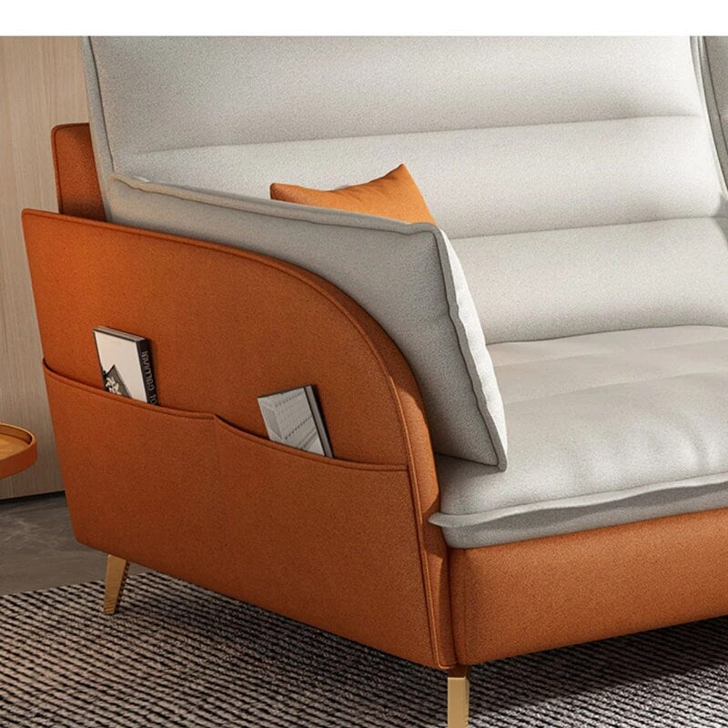 Orange Sectional Couch