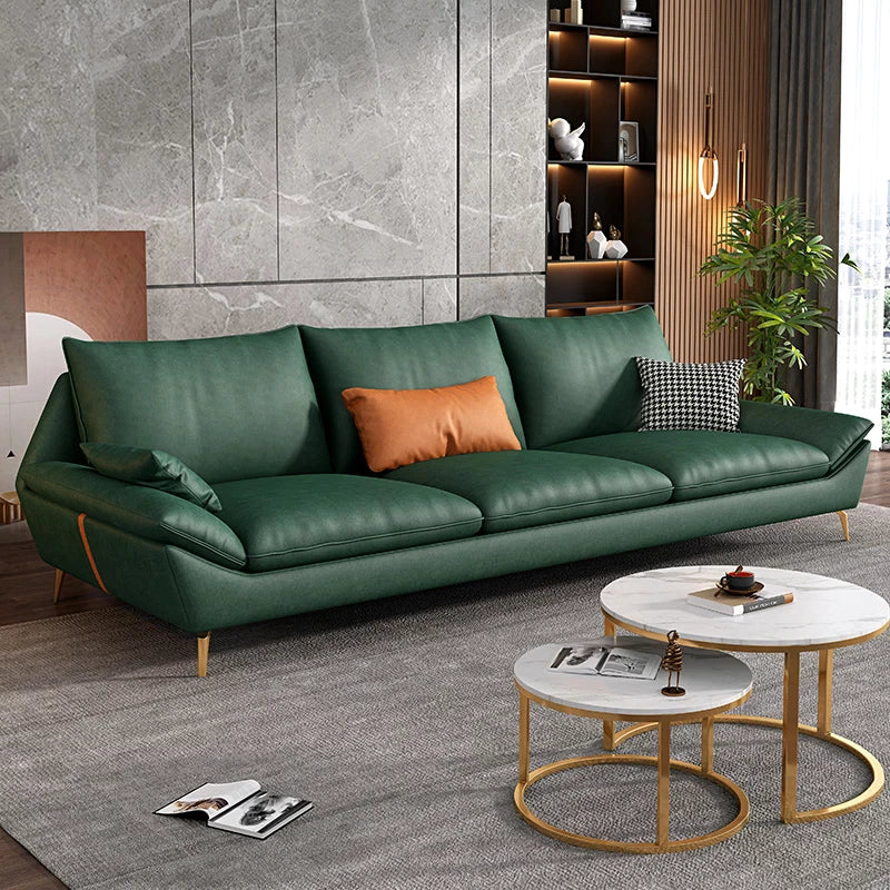 Leather Living Room Sofa