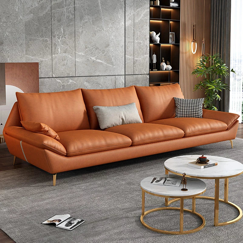 Leather Living Room Sofa