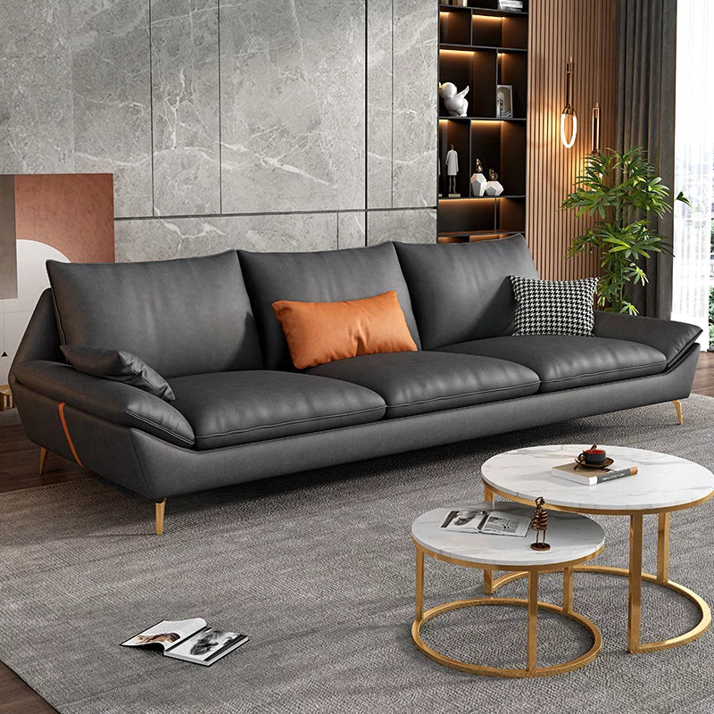 Leather Living Room Sofa