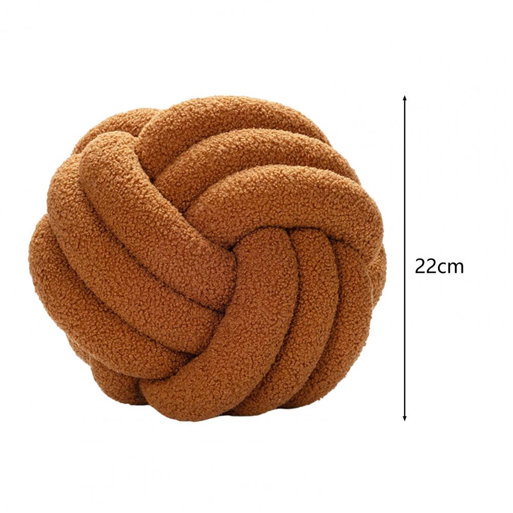 Knotted Ball Throw Pillow Ultra Soft