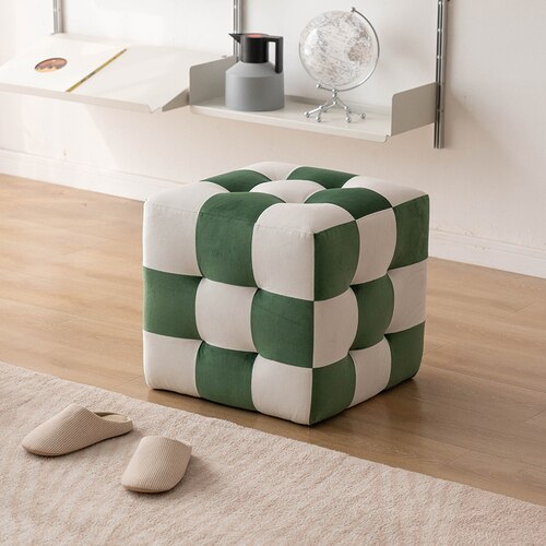 Checkered Entrance Stool