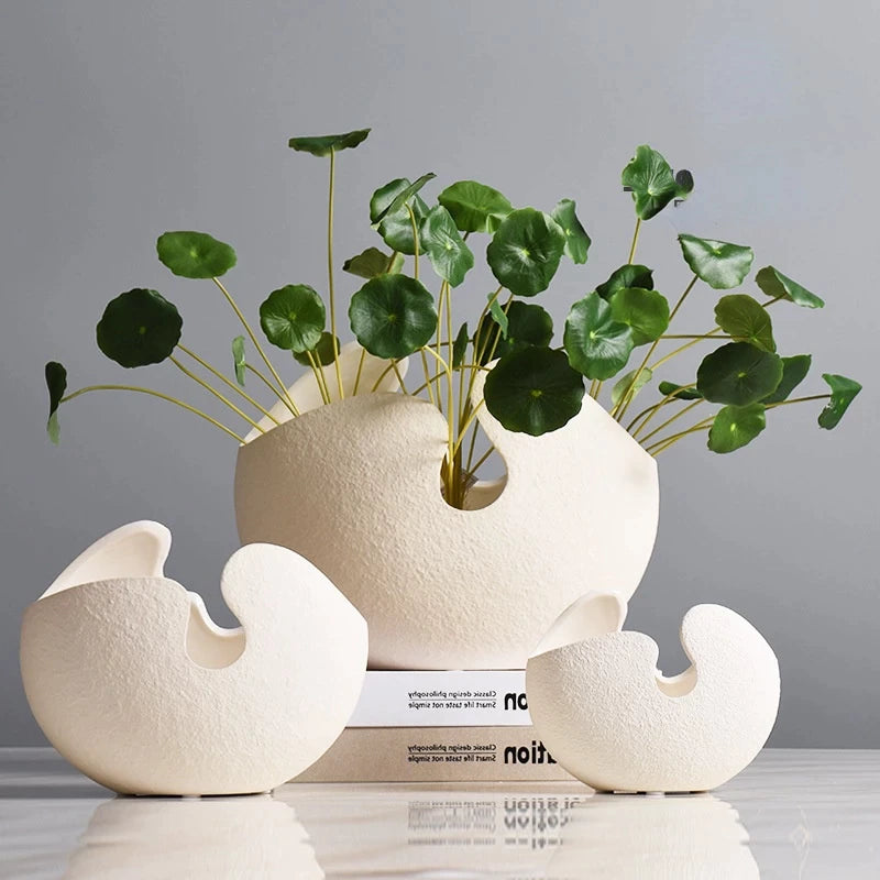 Nordic Egg Ceramic Vase