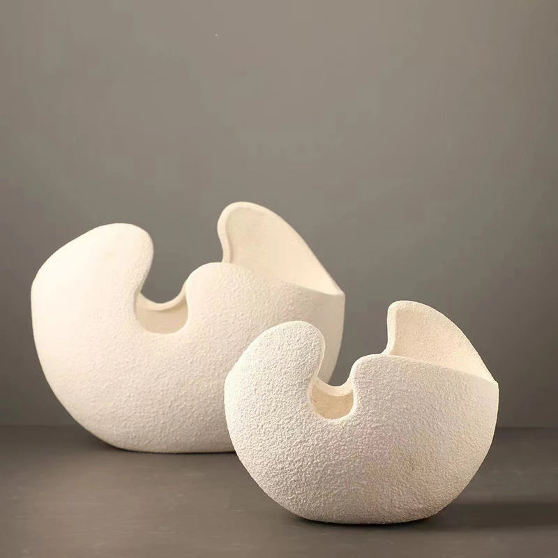 Nordic Egg Ceramic Vase