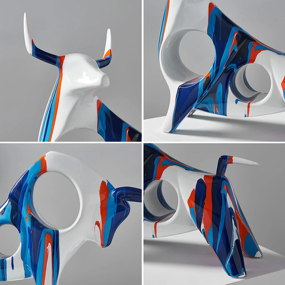 Decor Bull Sculpture