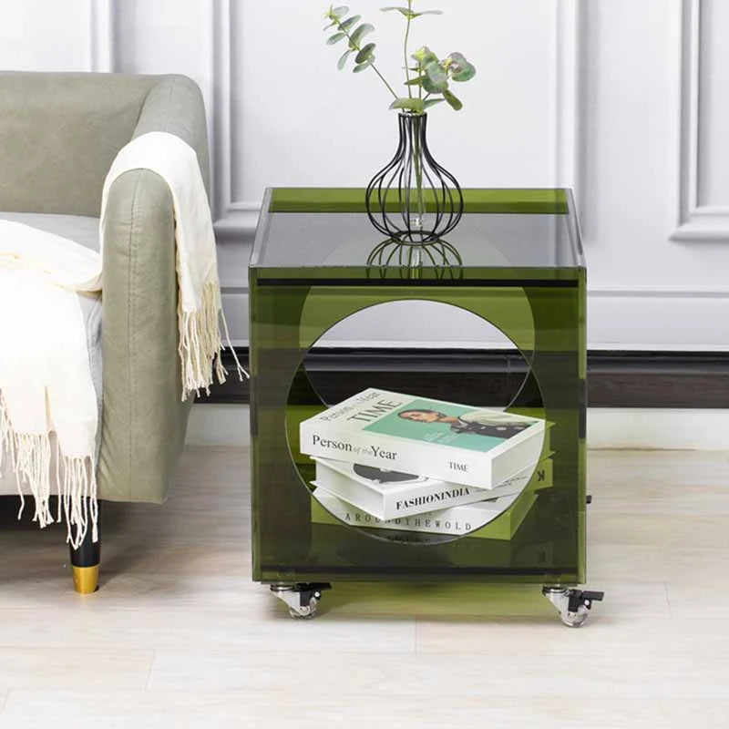 Transparent Acrylic End Table