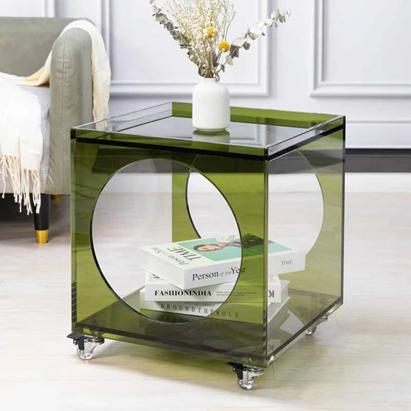 Transparent Acrylic End Table