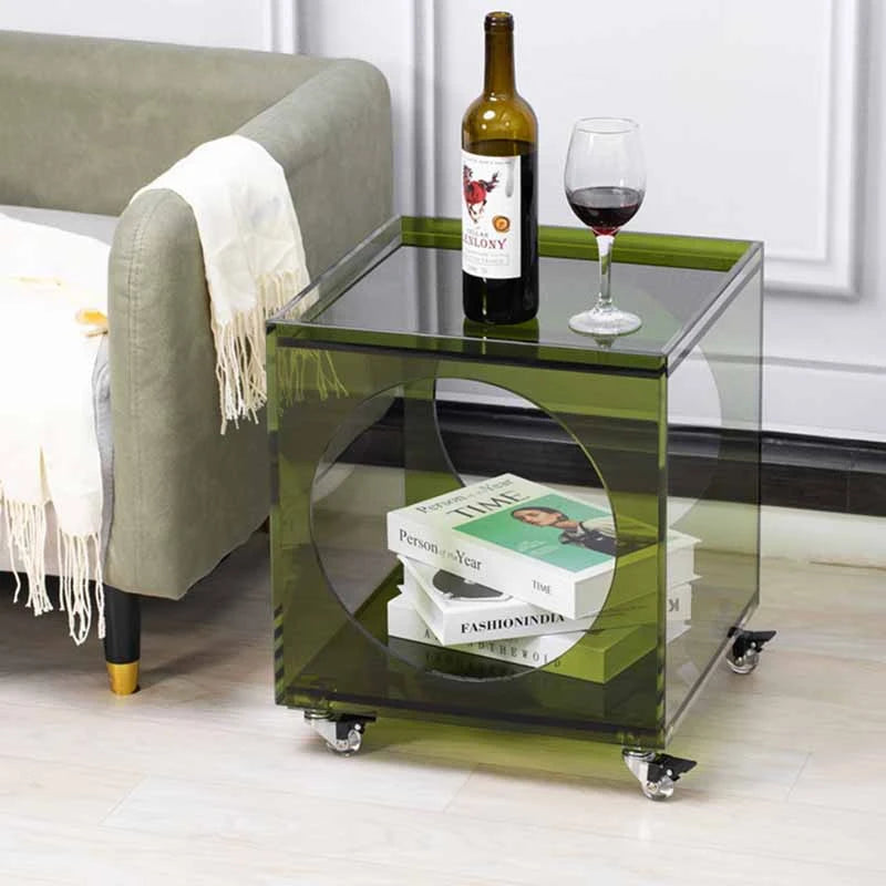 Transparent Acrylic End Table